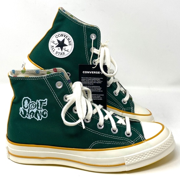 Converse Chuck 70 Golf Skate Shoes Women's Size Green Canvas Custom A04325C-WYGY - Picture 1 of 11